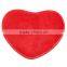 Heart Shape Shaggy Floor Rug / Anti Slip Bath Mat / Velvet Absorbent Carpet