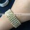 Hot Fashion 4/5/8 Rows Crystal Rhinestone Wedding Bridal Bracelet Bangle