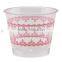 CH102 fashion design food grade color printing jelly plastic box packing container cups