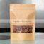 High quality food grade brown kraft food packaging paper bags with window