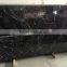 China Black Maquina Marble Calcite Stone Small Slab