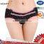 Ladies Cute Hot Sale Double Bowknot Design Lace Underwear