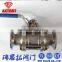 Clamped End 3pc Stainless Steel Ball Valve With ISO5211