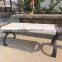 Garden chair water proof wooden plastic composite WPC garden bench