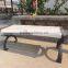 Cheap recycling garden chair factory price wood plastic composite wpc bench