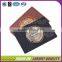 Epoxy glue metal with real leather patch for pants