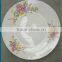 10.5 cheap porcelain dinner plate three flower decoration