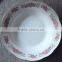 shandong linyi porcelain ware factory supply soup plate ceramic for export