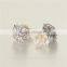 Wholesale Custom Made Logo Fashon Women Animal Owl Earrings With Clear Cz