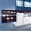 Interior melamine kitchen cabinet with kitchen cabinet waste bin