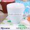 Ceramic colorful embossed polka dot coffee mug