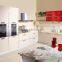 Morden MDF with high glossy white kitchen cabinet for home or hotel furniture manufacturing