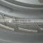 Two piece tyre forming mold