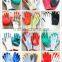 BSSAFETY red latex coated colored garden gloves for russia korea saudi arabia dubai... importer