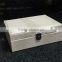 Chinese factories wholesale custom luxurious leather jewelry box, white beautiful watch box