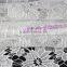 Newest White Polyester Cotton Garment Fabric, Cotton Flower Mesh Knit Fabric for Bride Dress
