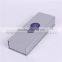 Sliver foil magnetic folded gift box with custom logo print