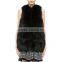 Fashion 2015 luxury 100% real fox fur vest for ladies