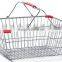 high quality metal wire shopping baskets