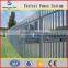 Designed factory high quality galvanized and pvc coated palisade steel fence