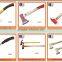 Hot sale all kinds of high quality fireman damascus steel hatchet with wooden hand