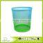 Store More Metal Mesh Trash Can Wastebasket Green Blue