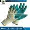 JX68F627 Polyester Safety Industrial Latex Glove