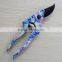 All metal decorative lady flower pruning shear