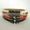 Wholesale Adjustable Flower Pattern Buckle Sex Women Lady Thin PU Waist Belt