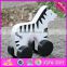 2017 New products animal toy wooden cars for kids W04A316
