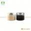 2017 Cheap european glass essential oil bottle wooden cap with black coat painting