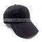 Hat Factory Six Page Black Cap Horn Domineering 3D Embroidered Features