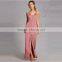 2017 Summer Strappy Back Satin Slip Dress Women Maxi Dress HSd9022