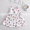 Cherry Printed Boutique Smocked Children Dress Frocks Designs New Style