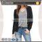 new arrival long sleeve loose style cotton button up black cardigan women