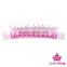 FDK261 Lovebaby Fancy Baby Girls Sweet Pink Plastic Imperial Crown Headbands Accessories