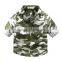 S33443W Boys Long Sleeve Shirt Cotton Boys Camouflage Blouse