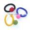 Accessories Pom Ball Green Elastic Band Hair Ties