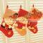 44*25cm Large Christmas Stockings 2017 Santa Claus Tree Decorating Stock M7090205