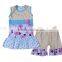 kids clothes wholesale china sleeveless polka match shorts outfits little baby clothes toddler girl clothing