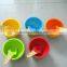 Plastic Ice cream bowl with spoon set