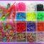 2015 wholesale diy loom bands elastic rubber band DIY loom bands kit