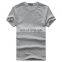 100% cotton plain t shirt/longline t shirt/extended t shirt