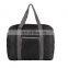 Black Printed Lightweight Water Resistant Travel Folding Gym Bag