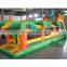 Jungle bouncer inflatable obstacle jumping pad obstacle course