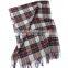 inner mongolia factory wholesale stock 2017 autumn winter warm women scarf fashionable scotland tartan check plaid wool shawl
