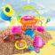 Plastic summer toy mini sand beach toy bucket set for kids