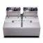 2019 New Type Business use  Electric Double Basket  Deep Fat Fryer