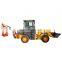 Mini Backhoe Loader 0.8m3 Bucket Capacity For Sale