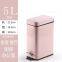 Stainless Steel Kitchen Trash Can Container Cover Stand Kitchen Waste Trash 410 Stainless Steel